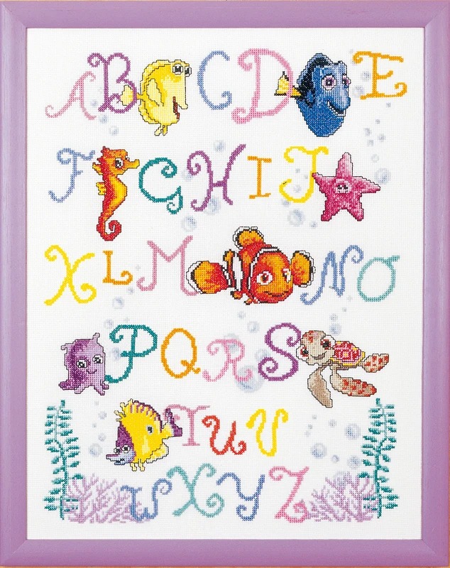 Vervaco Nemo Counted Cross Stitch Kit, Multi-Colour, 35 x 45 cm