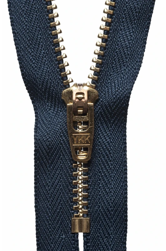 YKK Semi-Auto Lock Zip, No. 560 Dark Navy, 13 cm Length