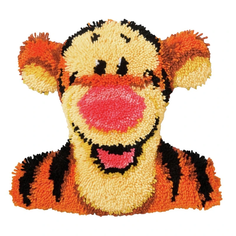 Vervaco Latch Hook Shaped Cushion: Tigger, Assorted