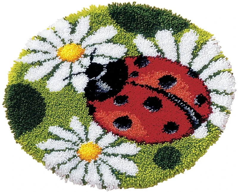 Vervaco Lady Bug Latch Hook Kit, Multi-Colour