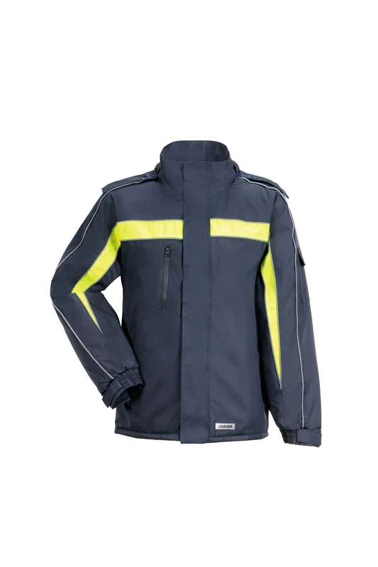 Planam 3602052 Size Large "Winter Cosmic" Jacket - Navy/Yellow