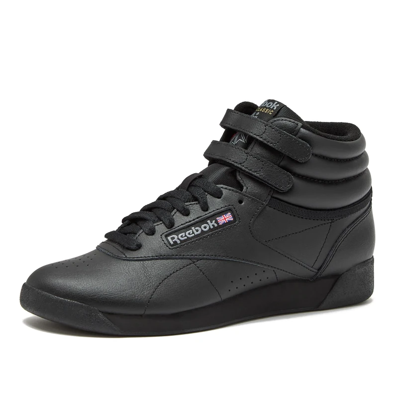 Reebok Freestyle Hi Women's Hi-Top Sneakers, Black (Intense-Black), 9 UK (43 EU)