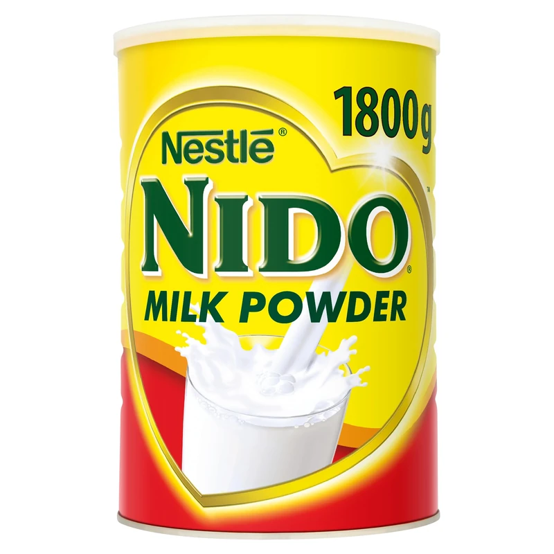 Nido Instant Full Cream Milk Powder, Substitute for Fresh Milk, for Tea & Coffee 1.8kg Tin
