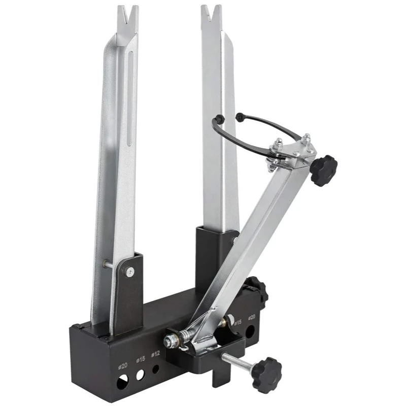 Unior URT669 Professional Wheel Centering Stand - Silver