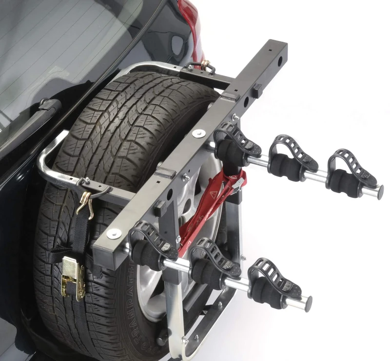 MOTTEZ A500P Bike Carrier with Straps - 4x4 Model - Grey