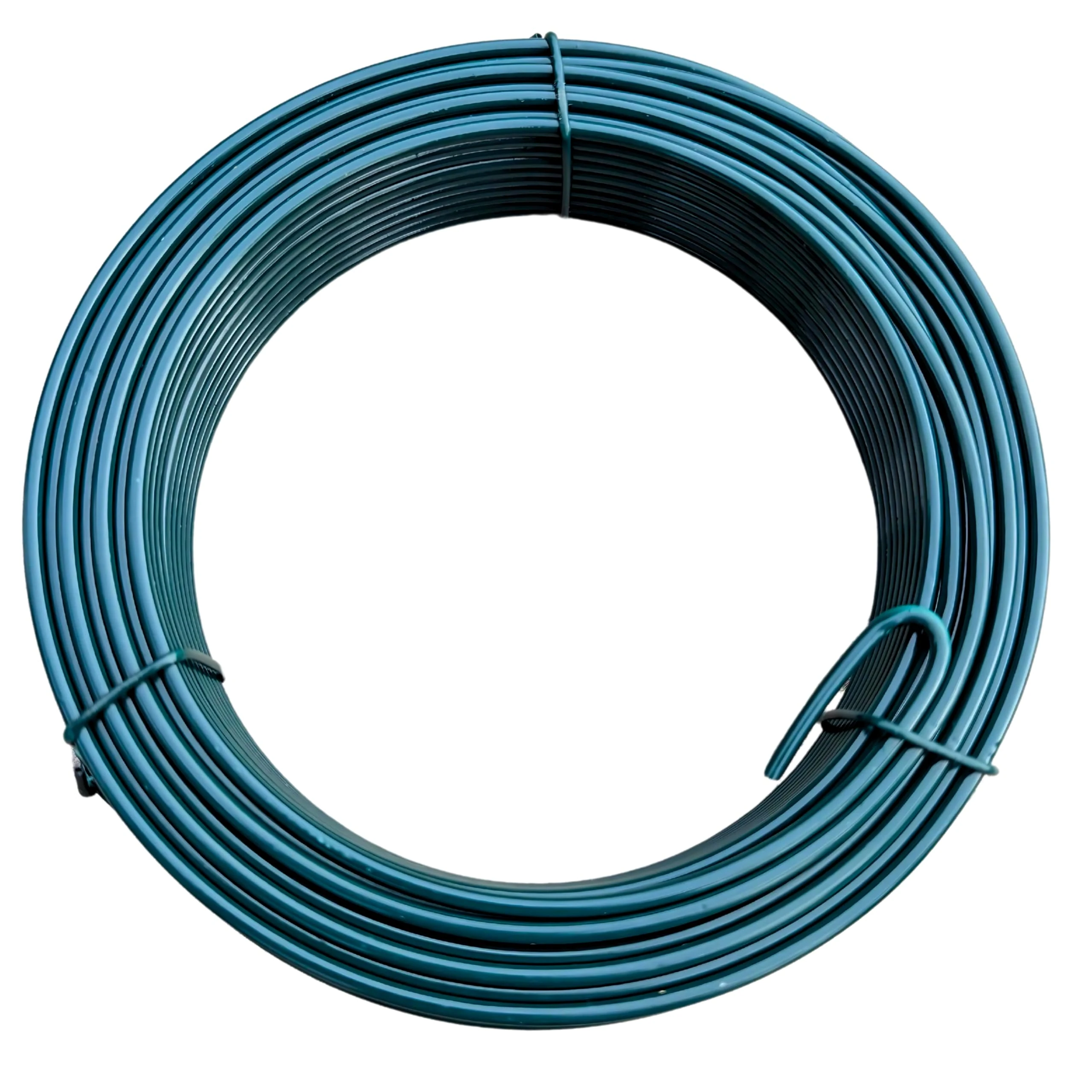 Galvanised Garden Wire 30mx3mm Plastic Coated - Fencing Stretcher Twist Wire for Climbing Plants, Trellis, Crafting & Garden Support – Strong & Flexible by Speedwellstar