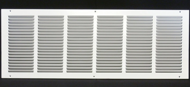 30 x 10 Return Grille - Easy Air Flow - Flat Stamped Face by Metal-Fab