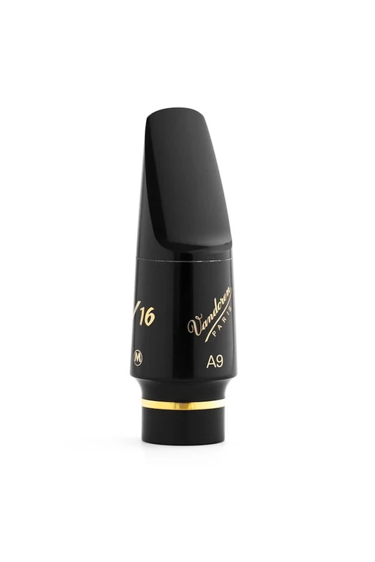 Vandoren SM815M V16 A9 Alto Saxophone Mouthpiece (Black Ebonite, Medium Chamber )