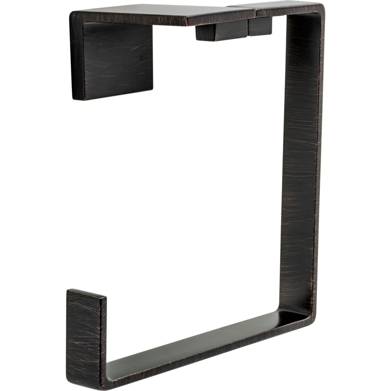 DELTA Vero Towel Ring, SpotShield Venetian Bronze, Bathroom Accessories, 77746-RB 3.00 x 6.50 x 3.00 inches