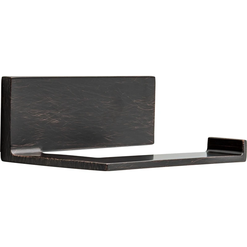 Delta Faucet Bathroom Accessories 77750-RB Vero Toilet Paper Holder, SpotShield Venetian Bronze