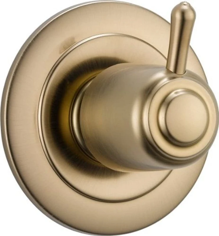Delta Faucet T11800-CZ 3 Setting Diverter Trim, Champagne Bronze