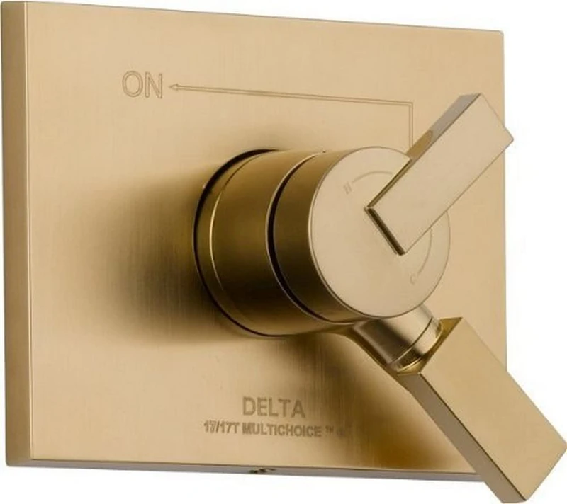 Delta T17053-CZ Vero Valve Trim, Champagne Bronze, 4.40 x 8.00 x 10.15 inches