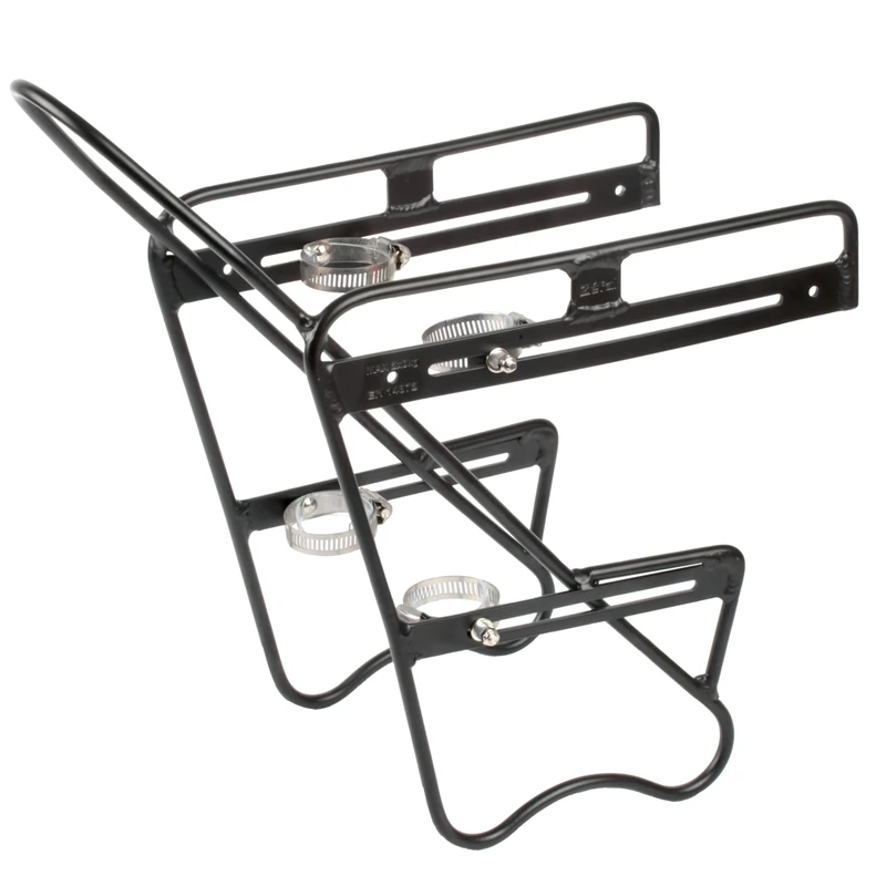 ZEFAL Raider Front Pannier Rack - MTB, Urban, Gravel, Bikepacking - Black - Compatible with 26", 27,5", 28", 29" Wheeled Bikes