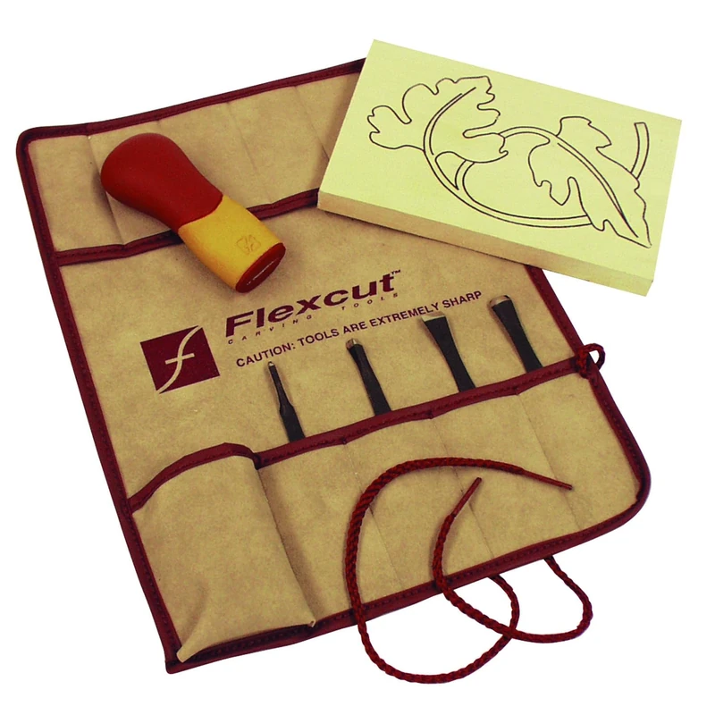 Flexcut SK106 Craft Carver Set - 5 Piece, Brown