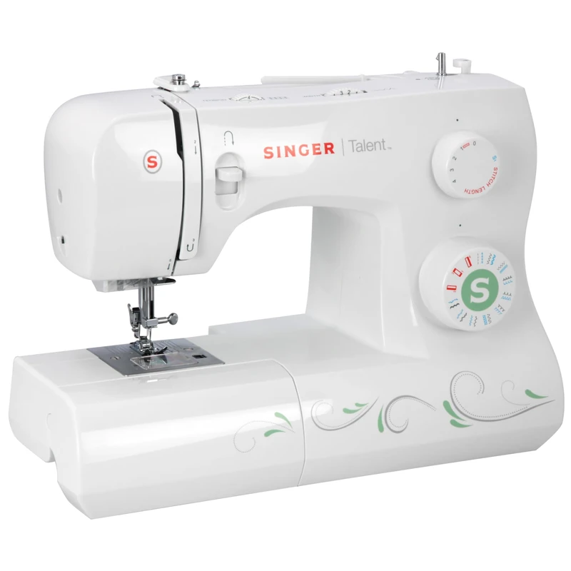 Singer 3221 Simple Sewing Machine, White