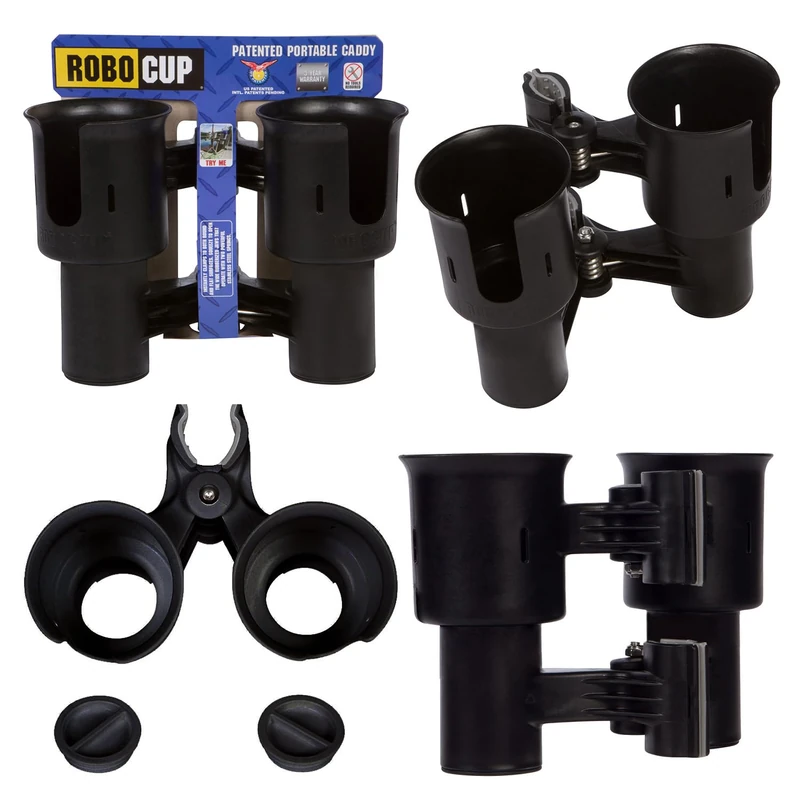 RoboCup, Updated Version, 12 Colors, Best Cup Holder for Drinks, Fishing Rod/Pole, Boat, Beach Chair, Golf Cart, Wheelchair, Walker, Drum Sticks, Microphone Stand - Image 1