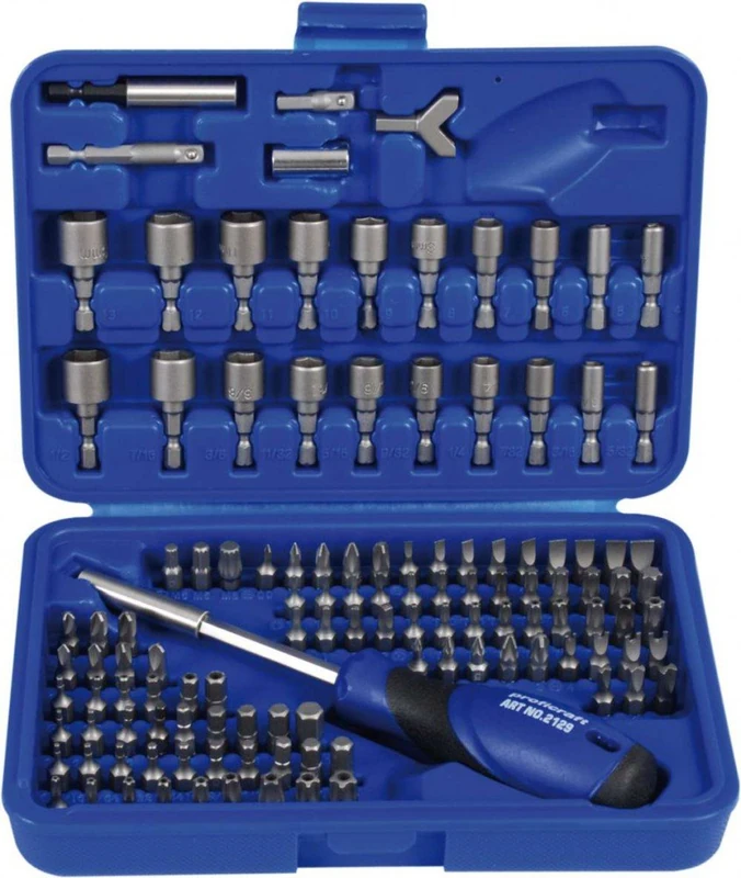 Projahn 3789 Securibit Set 1/4 Inch 122 Pieces - Image 1