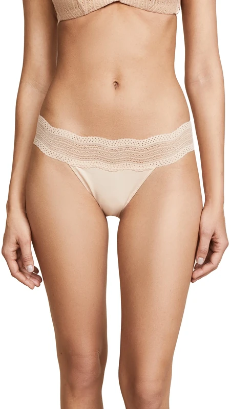 Cosabella Women's Dolce Thong String, Beige (Blush), One (Size: Taille Unique)