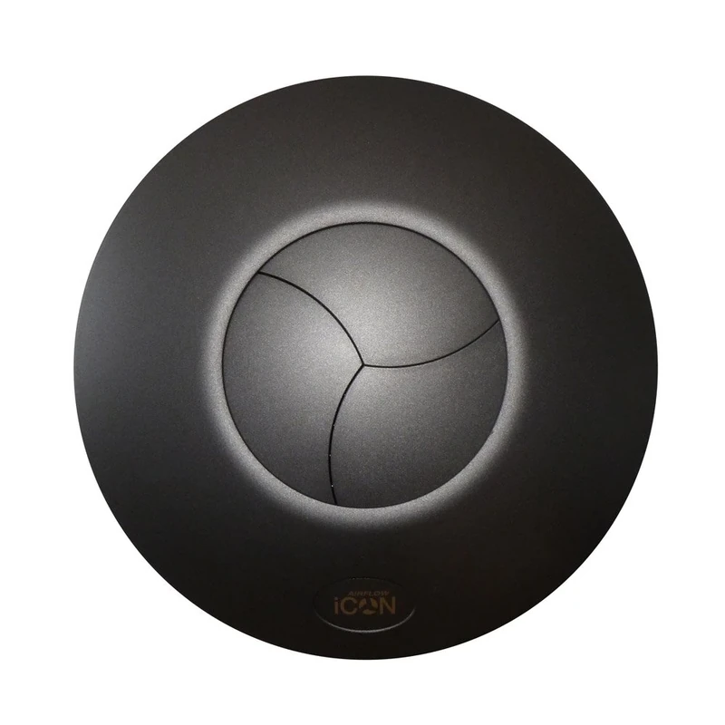 Airflow iCON 30 Fan Cover in Elegant Anthracite – Designer Finish That Complements Modern Interiors – Fits iCON 30 Ventilation Fan