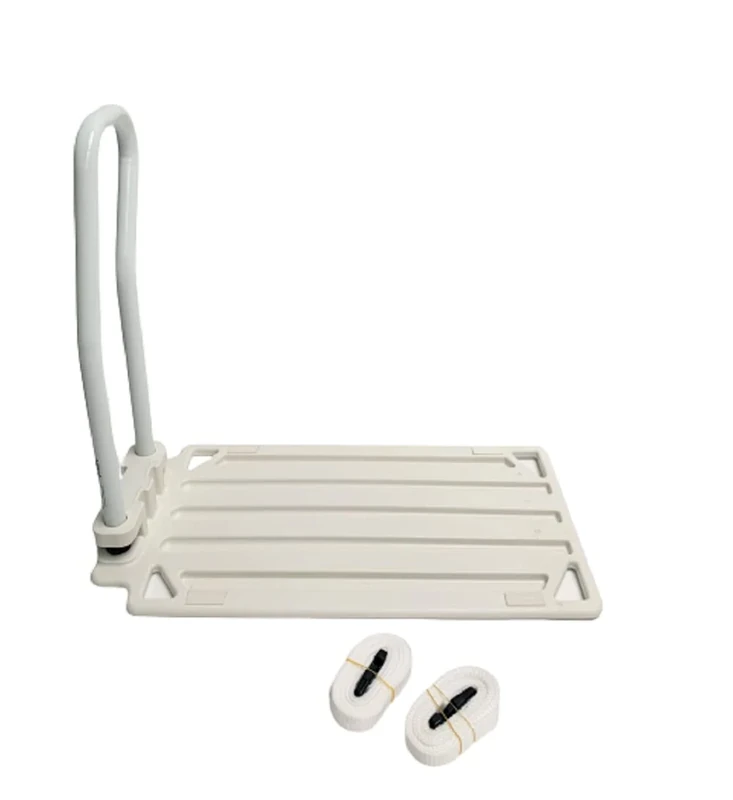 NRS Healthcare 2-in-1 Plastic Bed Rail M48192 for Support, White