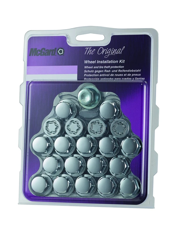 68044SU Wheel Installation Kit Chrome (contains 16 chrome lug bolts, 4 wheel lock bolts SU and 1 key) M14 x 1,5, radius seat R14, shaft length 35,4 mm, Overall length 67,6 mm, Hex size 17mm, Key diameter 25,8 mm