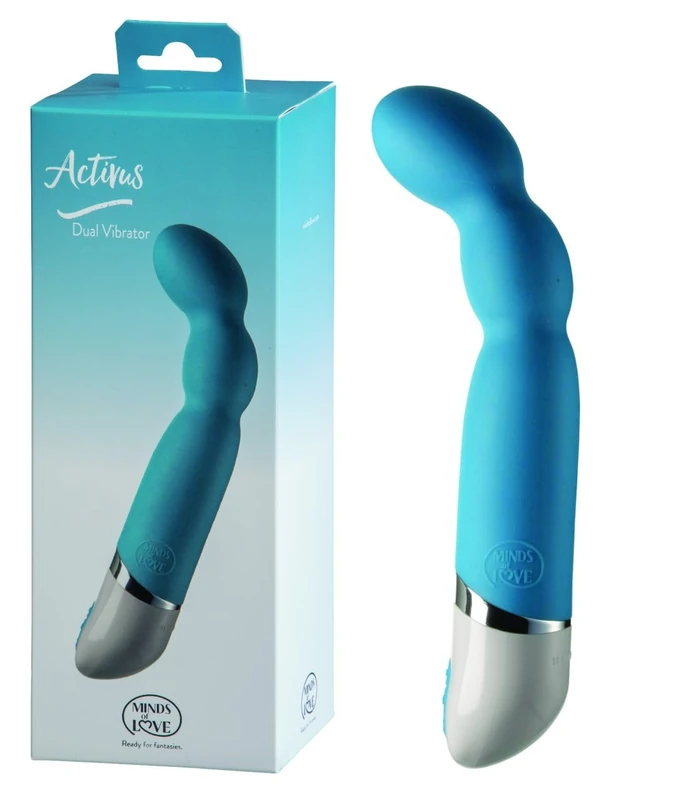 MINDS of LOVE Activus Vibrator Blue 17 cm