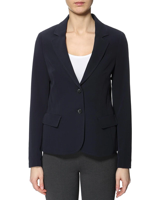 InWear Zarilla Single Breasted Women's Blazer, Blau (21N Blue Graphite), Size 8