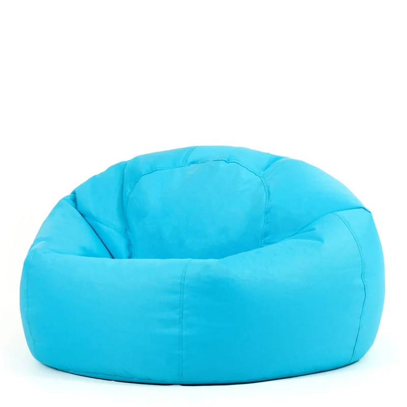 Bean Bag Bazaar Kingston Gaming Beanbag, Aqua Blue, Water Resistant Fabric, Large Bean Bag for Indoor and Outdoor Use with Filling Included, Floor Chair, Gaming, Bedroom, Living Room, Garden