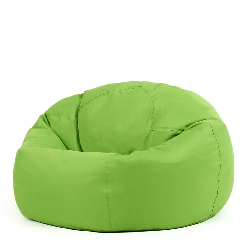 Bean Bag Bazaar Kingston Gaming Beanbag, Lime Green, Water Resistant Fabric, Large Bean Bag for Indoor and Outdoor Use with Filling Included, Floor Chair, Gaming, Bedroom, Living Room, Garden
