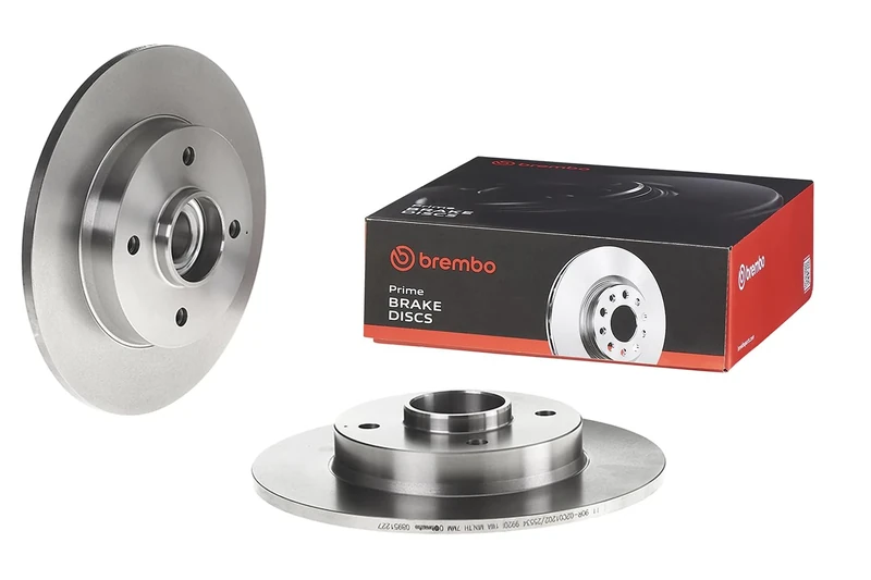 Brembo 08.9512.27 Rear Brake Disc with Bearing Kit & ABS - Single Piece