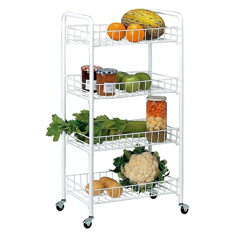 Ra yen 1111.01 Trolley Organiser with 4 Shelves 41 x 26 x 79 cm