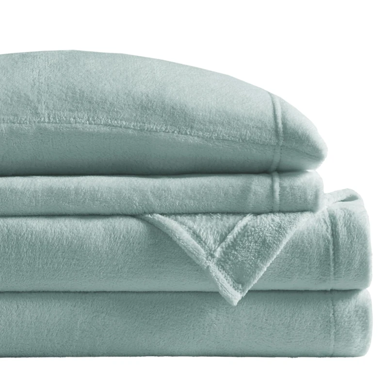 SLEEP PHILOSOPHY True North Premier Comfort Soloft Sterling Sheet Set, Twin