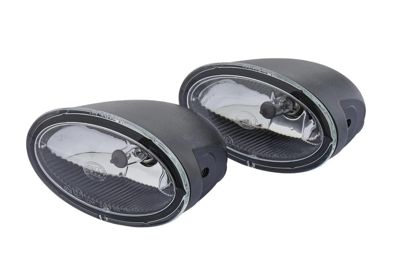 HELLA 1NA 008 283-801 FF/Halogen-Fog Light Set - FF 50 - 12V - Oval - mounting - Lens Colour: Crystal clear - left/right - Kit - Quantity: 2