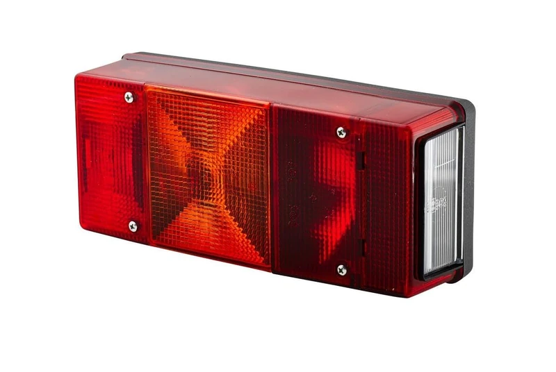 HELLA 2SE 007 547-011 Rearlight - Bulb - 12V - mounting - Lens Colour: Red - Plug: Blade Terminal - left - Quantity: 1