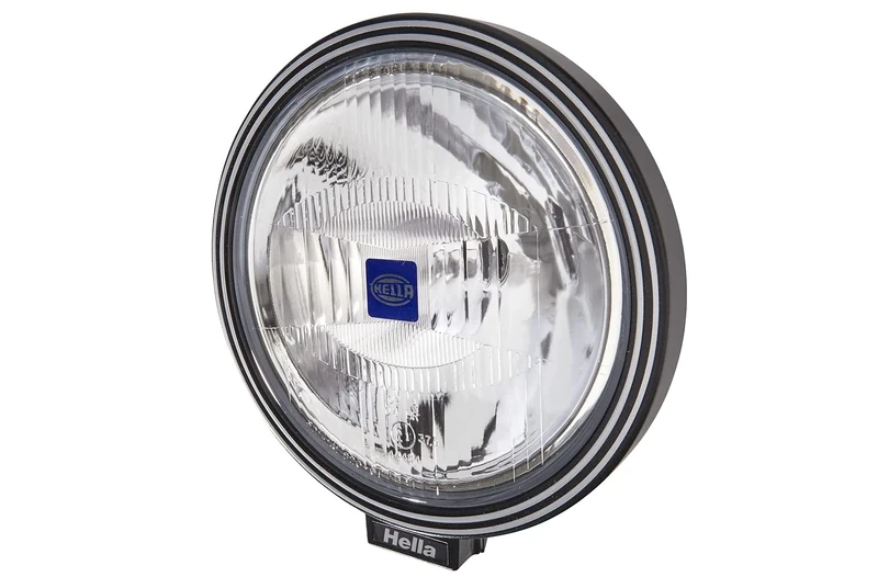HELLA 1F8 006 800-051 Halogen-Spotlight - Rallye 3000 - 24/12V - Round - Reference number: 37.5 - Bolted - Patterned diffusing lens - Lens Colour: Crystal clear - right/left