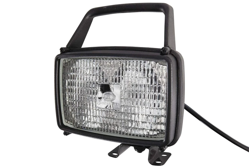 HELLA 1GA 006 991-031 Halogen-Worklight - Double-Beam - 24/12V - mounting/Screw Connection - Four-point mounting - Surface Lighting - Cable: 250mm - Plug: open cable ends