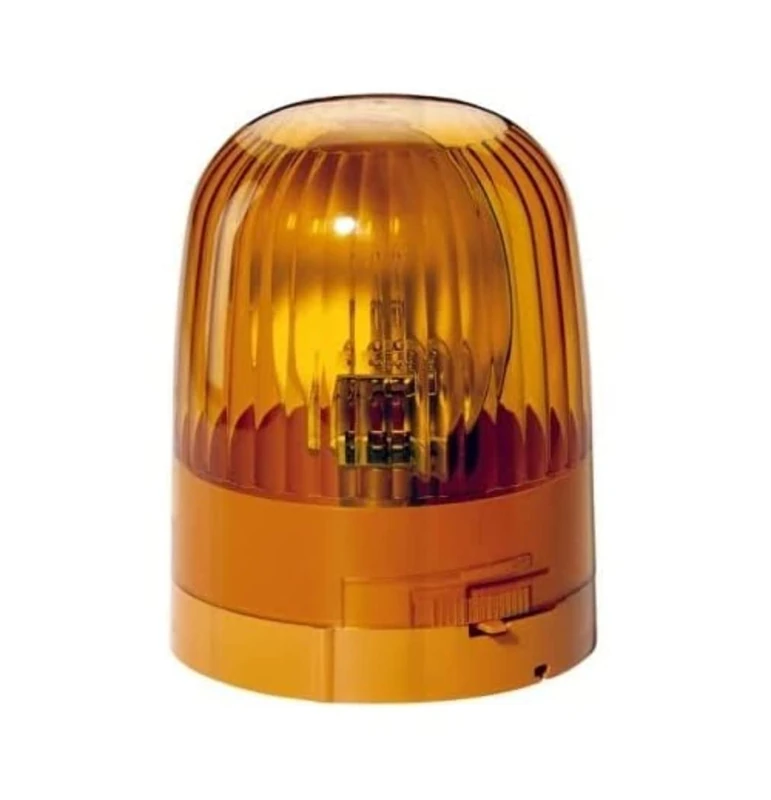 HELLA 2RL 007 550-001 Halogen-Rotating Beacon - KL Junior - 12V - Amber - mounting/Bolted - Plug: Blade Terminal