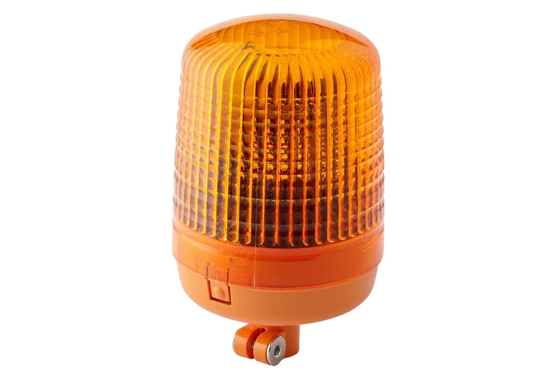 HELLA 2RL 008 060-101 Halogen-Rotating Beacon - KL 7000 - 12V - Yellow - Pipe-neck