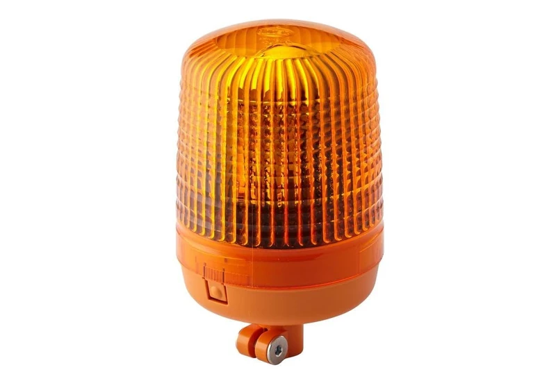 HELLA 2RL 008 060-111 Halogen-Rotating Beacon - KL 7000 - 24V - Yellow - Pipe-neck
