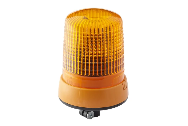 HELLA 2RL 008 063-111 Halogen-Rotating Beacon - KL 7000 - 24V - Yellow - Pipe-neck