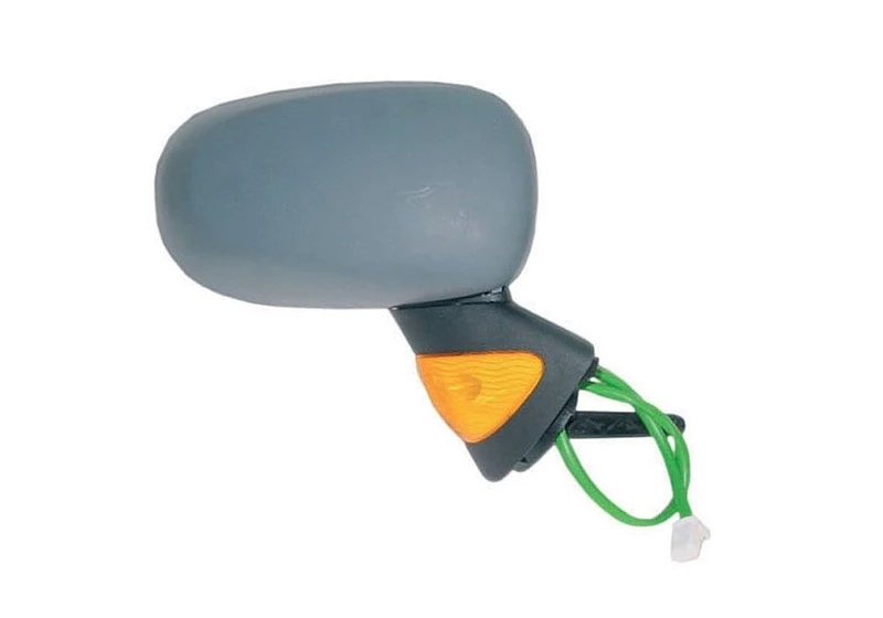 Alkar 6132170 Outside Complete Electric Heated Primed Convex Mirror with Temperature Sensor/Blinker