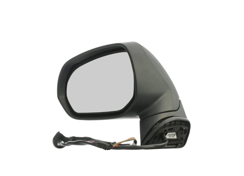Alkar 6139858 Outside Complete Electric Heated Primed Convex Mirror with Blinker/Courtesy Light