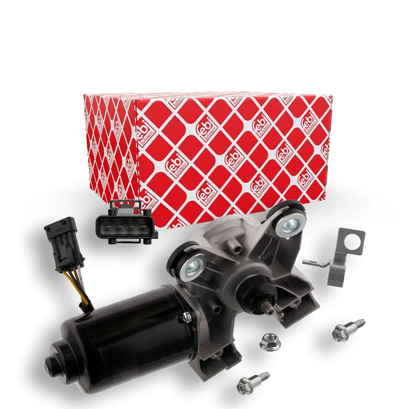 febi bilstein 33752 Wiper Motor with additional parts, pack of one