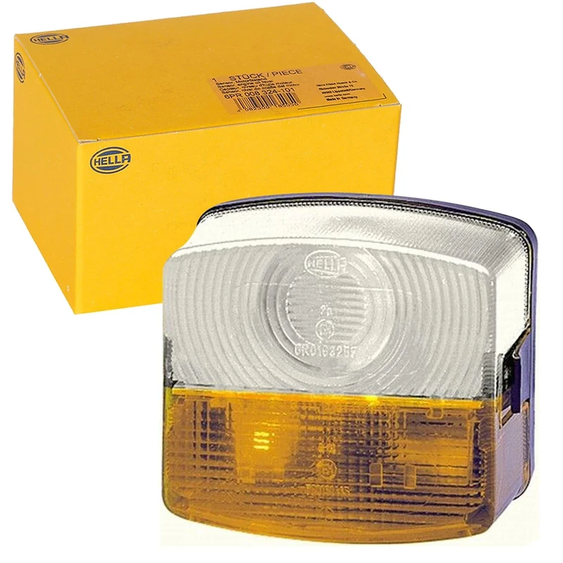 HELLA 2BE 003 182-101 Direction Indicator - Halogen - 12/24V - mounting/Screw Connection - Plug: Blade Terminal - right - Quantity: 1