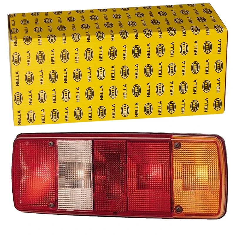 HELLA 2SK 003 567-321 Rearlight - Bulb - 24/12V - Fitting/Bolted - Lens Colour: Multi-coloured - Plug: Screw Contact - right - Quantity: 1