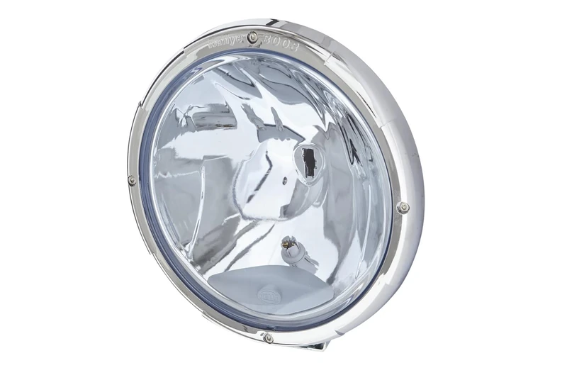 HELLA 1F8 009 797-111 Halogen/Halogen-Spotlight - Rallye 3003 - 12/24V - round - Reference number: 37.5 - Bolted - Clear diffusing lens - Lens Colour: Pale blue - left/right