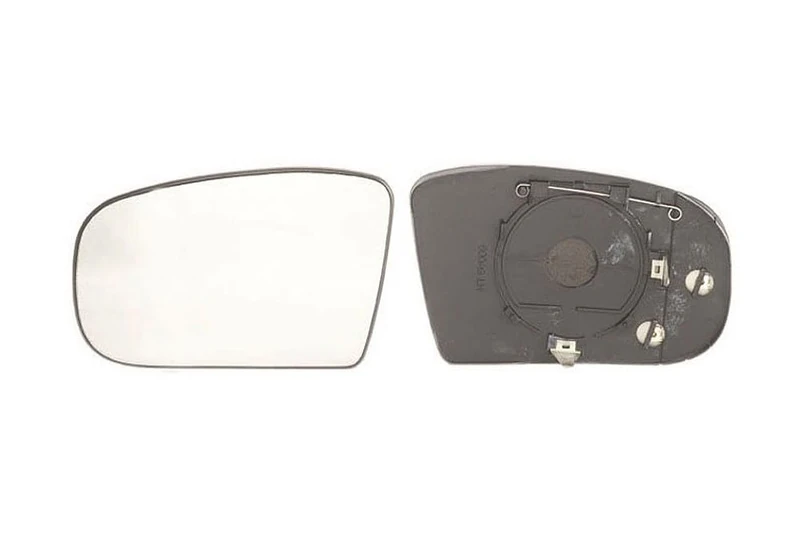 Alkar 6471702 Outside Heated Aspherical Mirror Glass with Holder for W220 ( 98-03 ) / C215 ( 99- ) / W210 ( 99-02 )