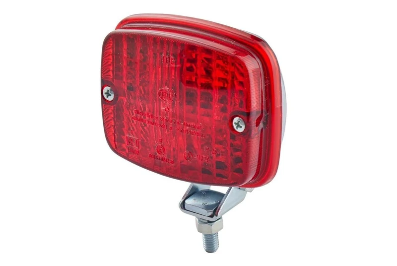 HELLA 2NE 003 030-151 Rear Fog Light - Halogen - 12/24V - mounting - Lens Colour: Red - Plug: Blade Terminal - left/right