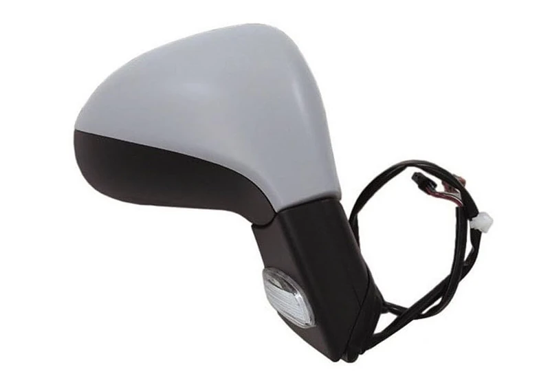Alkar 6132284 Outside Complete Electric Heated Primed Convex Mirror with Temperature Sensor/Blinker