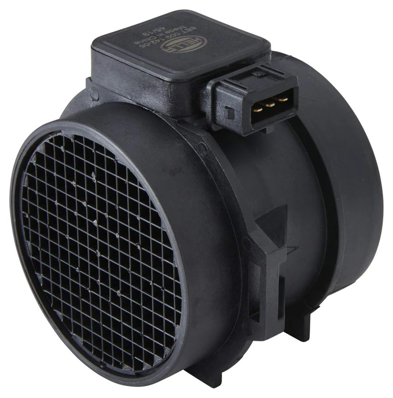 HELLA 8ET 009 142-051 Air Mass Sensor - 3-pin connector - Pipe-neck